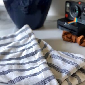 Blue and White scalloped top shop skirt